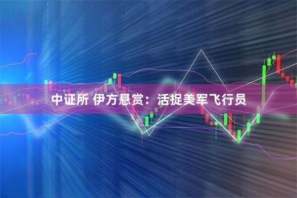 中证所 伊方悬赏：活捉美军飞行员
